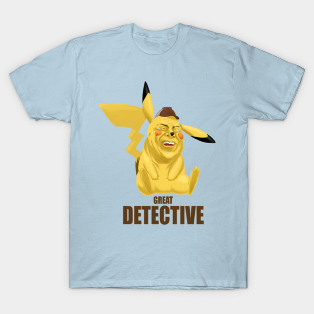 Detective Pikachu Pikachu TShirt TeePublic